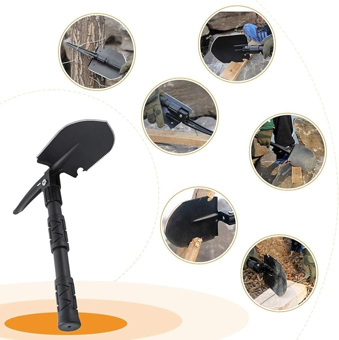 Trenchxio™ 9-in-1 Mini Foldable Showel